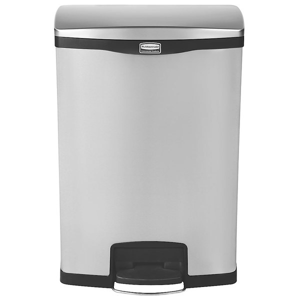 90L Foot Operated Step Bin - Stainless Steel